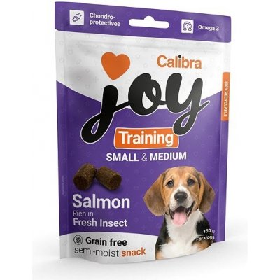 Calibra Joy Dog Training S & M Salmon & Insect 150 g