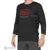 100% AIRMATIC 3/4 dres, čierna/červená M