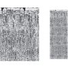 PartyDeco Party záves strieborný 90 x 250 cm