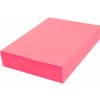 farebný papier A4 100 ks ružový fluo