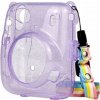 LoveInstant Case Pouch Case Pre Fujifilm Instax Mini 11 Purple Glitter Transparent