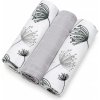 T-TOMI TETRA Cloth Diapers HIGH QUALITY látkové Dandelions 70x70 cm 3 ks