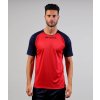 SHIRT CAPO INTERLOCK ROSSO/BLU Tg. 2XL