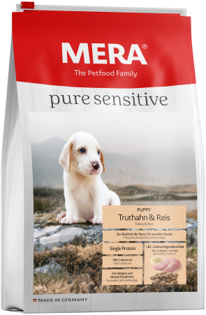 Mera Pure Sensitive Puppy morka s ryžou 2 x 12,5 kg
