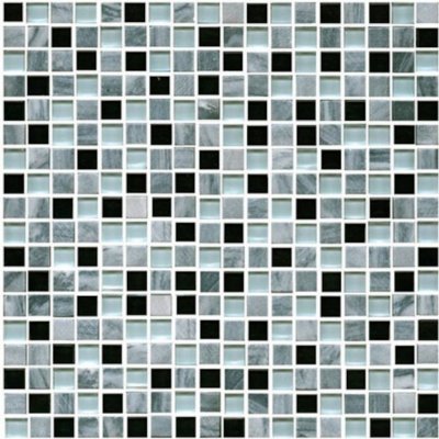 Kamenná mozaika Premium Mosaic Stone šedá 30x30 cm mat STMOS15MIX1 1.020 m2