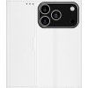 AppleKing flipové puzdro z PU kože pre iPhone 17 Pro - biele - možnosť vrátiť tovar ZADARMO do 30tich dní