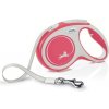 Vodítko Flexi Comfort M pásik 5 m/25 kg červené