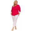 Dámske pyžamo 5279 plus - Doctornap Růžová 3XL