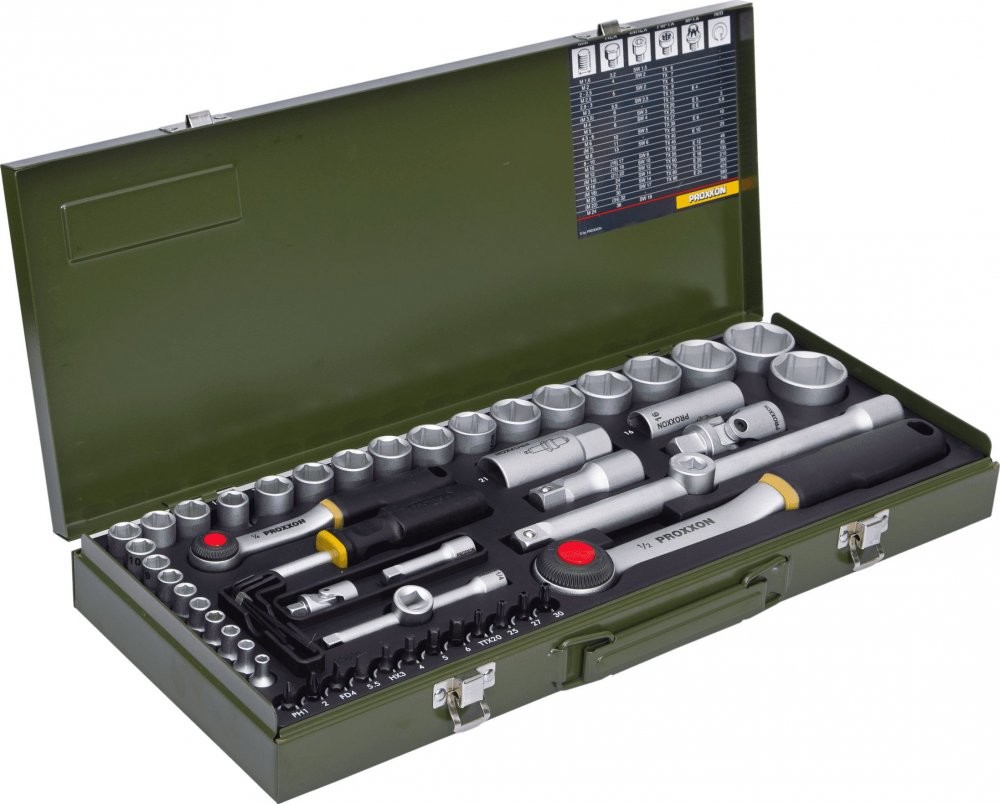 Proxxon 55-dielna 1/4" a 1/2" 23040