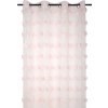 Hotová záclona POMPINOU 140x260 cm pompóny 3D ružová boho glamour štýl