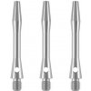 Designa Designa násadky Aluminium Anodised Short, Varianta Strieborná