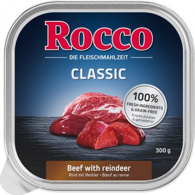 Rocco Classic mištičky 9 x 300 g - hovädzie so sobom