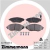 Sada brzdových platničiek, vždy 4 kusy v sade ZIMMERMANN 24738.200.2 (247382002)