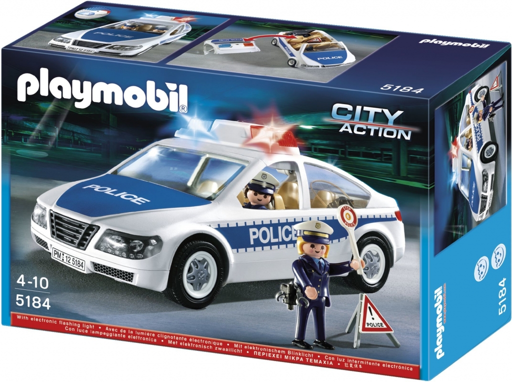 Playmobil 5184 Policajné auto s blikajúcimi svetlami od 26,64 € - Heureka.sk