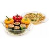 TESCOMA Okrúhly pekáč s poklopom GrandCHEF 32 cm, sklenený