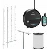 VNT electronics s.r.o. Sada elektrického ohradníka pre kone, žrebce, osly, zvieratá - DUO RF napájanie s ovládačom - páska 200 m