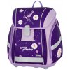 Oxybag Školská taška PREMIUM LIGHT Flowers fialový