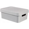 CURVER Úložný box s vekom INFINITY plastový 11l sivý