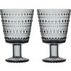 Iittala Poháre Kastehelmi 0,26l, 2ks, sivé