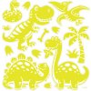 Svietiace samolepky na stenu 3D - DINO