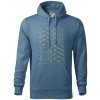 Gitary celé tričko - Mikina pánska Cape s kapucňou - 3XL ( Denim )