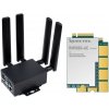 Waveshare RM500x / RM502x 5G HAT for Raspberry Pi, quad antennas LTE-A, multi band, RM502Q-AE With Case