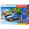 PUZZLE 40 MAXI - POLICAJNÁ NAHNAČKA CASTOR , CASTORLAND