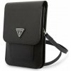 Púzdro Guess PU Saffiano Triangle Logo Phone Bag čierne