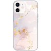 AppleKing lesklý mramorový kryt pre iPhone 12 / 12 Pro - staroružový - možnosť vrátiť tovar ZADARMO do 30tich dní