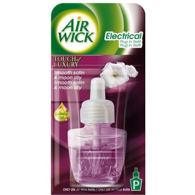 Air Wick elektrický osviežovač vzduchu jemný satén a mesačná ľalia náplň 19 ml