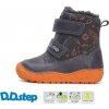 D.D.Step Zimné kožené topánky W071 vesmír - dark grey Veľkosť-obuvi: 20