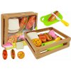 Mamido Hot Dog Slicing Set Fish for Velcro v truhle
