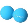 BLC02 MODRÁ DVOJITÁ MASÁŽNA LOPTA LACROSSE BALL HMS