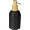 Čierny dávkovač mydla z polyresínu 250 ml Altavalle – Wenko