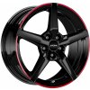 Ronal R69 7,5x17 5x112 ET45 black red polished
