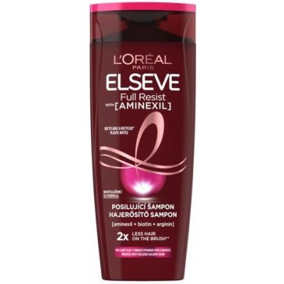 L'Oréal Paris Elseve Full Resist Aminexil Strengthening Shampoo 250 ml šampón pre slabé a vypadávajúce vlasy pre ženy