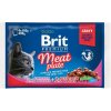 Brit Premium Cat Delicate Fillets in Gravy Turkey and Chicken, Beef and Peas 4 x 100 g