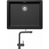 Schock GREENWICH N-100L Stone + Schock EPOS 540027 Stone