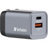 Verbatim USB nabíjačka GNC-35, 2× USB (A+C), sivá, 32200