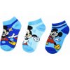 Setino Chlapčenské členkové ponožky Dots Mickey Mouse - 3 ks Veľkosť: 27–30