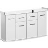 Diversa Solid stolík pod akvárium 200x60x75cm biela