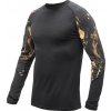 SENSOR Merino Impress Čierna/cosmos pánske tričko - XXL