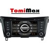 TomiMax Nissan X-Trail, Qashqai Android 13 autorádio s WIFI, GPS, USB, BT HW výbava: 8 Core 4GB+32GB PX HIGH