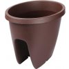 Plastkon Balconia OVI balkónový květináč hnědá délka 30 cm