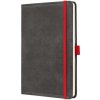 Sigel Zápisník CONCEPTUM Vintage linajkový tmavosivý 135 x 203 mm
