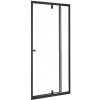 Nastaviteľné sprchové dvere Flexi 96-111x185 cm čierne