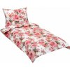 Bellatex Obliečky bavlna 90/234 kvety ibišteka 70x90 140x200