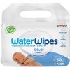 WATERWIPES 100% BIO odbúrateľné obrúsky 4 x 60 ks