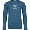 Dámske tričko Ortovox 150 Cool Mtn Silhouette Ls Women's Veľkosť: S / Farba: modrá