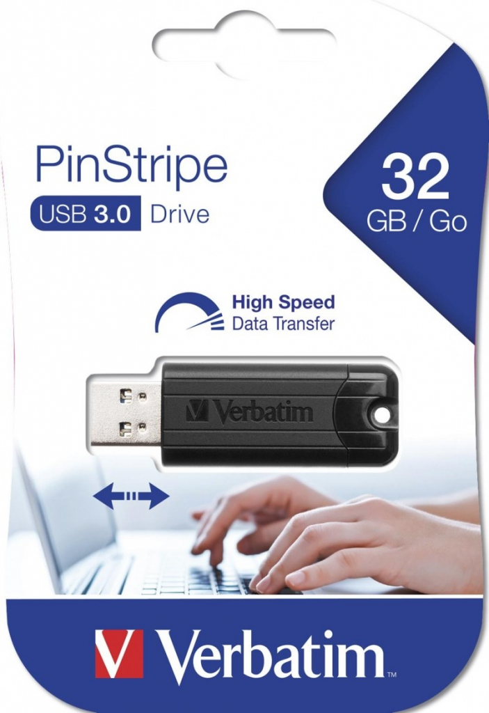 Verbatim Store \'n\' Go PinStripe 32GB 49317